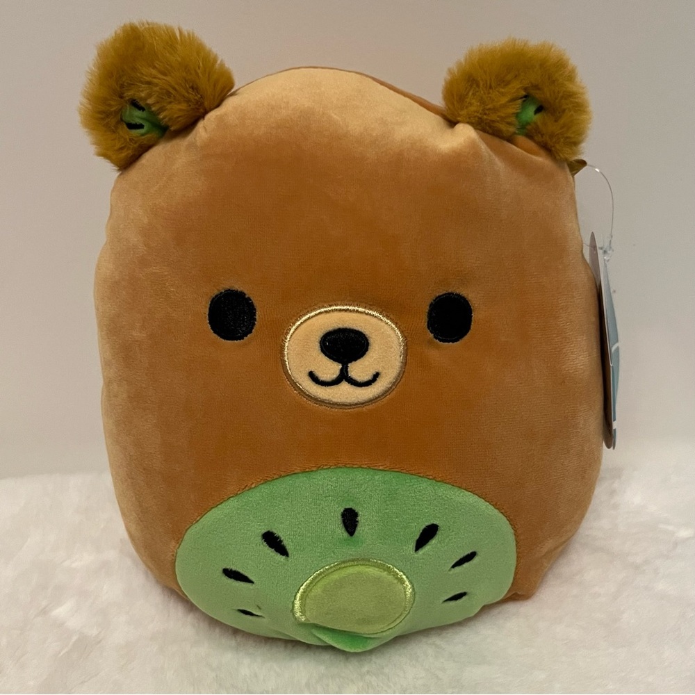 Squishmallow Mitchard Kiwi Bear 🐻🥝, Import 🇺🇸, 8” New